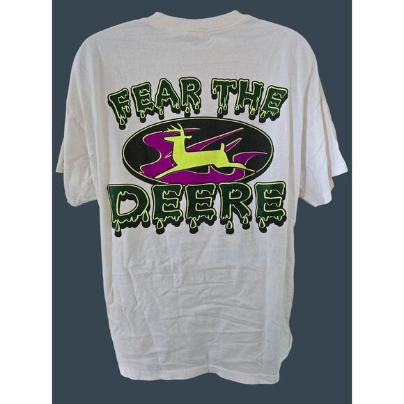 2000 vintage Tripens Night Life Fear The Deere Graphic T-Shirt XXL Delta Cotton - Picture 2 of 6